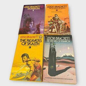 Leigh Brackett Eric John Stark 3 Book of Skaith And Sword Of Rhiannon VTG